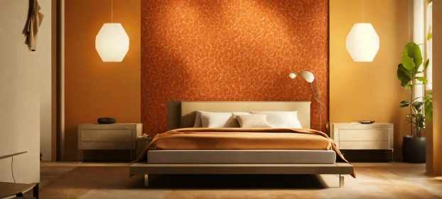 Wood King Size Bed In Scratch Resistant Provincial Teak Finish