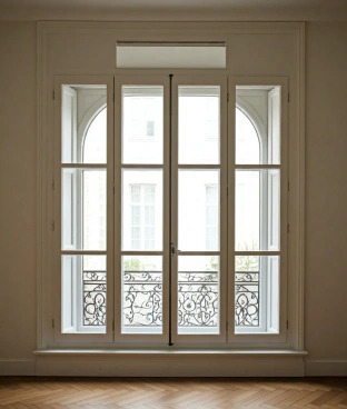 French window for classic design and natural light