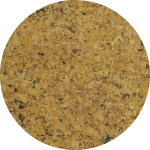 Soft cork flooring, providing comfort and sound absorption