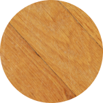 Warm hardwood flooring with a natural grain finish