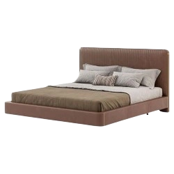 King Size Bed with modern design, comfortable mattress, and wooden frame for bedroom decor
