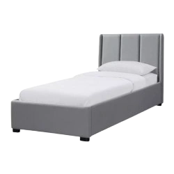 Comfortable single bed for cozy bedroom space
