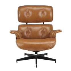 Classic eames lounge chair with ottoman set
