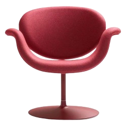 Modern tulip chair with sleek, minimalist design