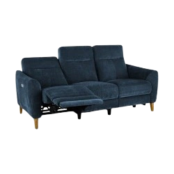3-seater recliner with ergonomic design and cup holders for ultimate comfort