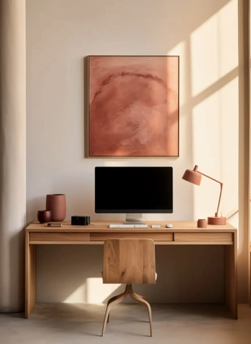  Wood Writing Table In Provincial Teak Finish