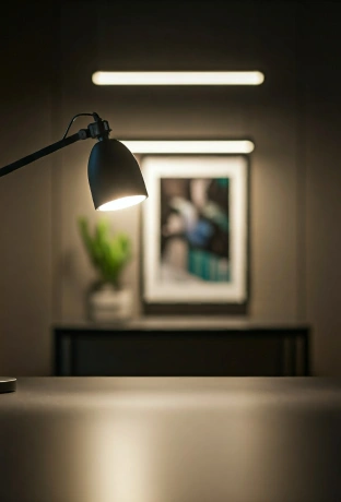 Bright task lighting for kitchen countertop