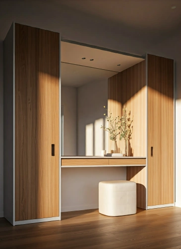 Functional wardrobe-style almirah with minimalist design