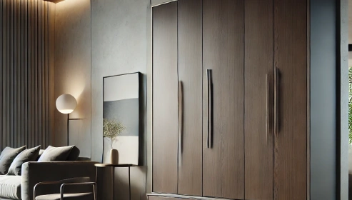 Classic almirah available in steel, wood, or laminate finishes