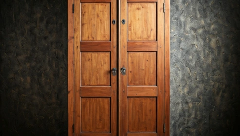 Traditional almirah with spacious interior and secure doors