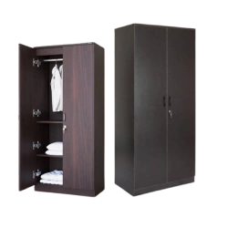 Modern 2 door wardrobe for bedroom storage solution