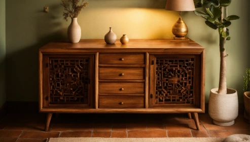 Freestanding drawer cabinet made from durable materials