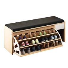 Durable Curve Shoe Rack for organized footwear storage