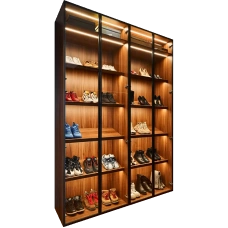 Durable Shoe Rack With Lights for organized storage