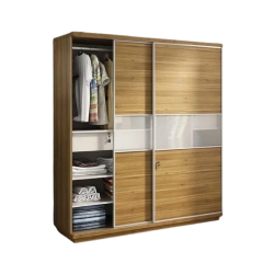 Modern sliding door wardrobe with spacious storage options